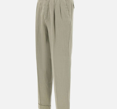 Pantaloni in misto cotone e lino COZTCLZB0CL1 SD61Y423 PT TORINO 