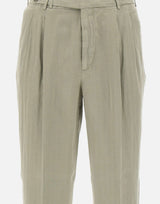 Pantaloni in misto cotone e lino COZTCLZB0CL1 SD61Y423 PT TORINO 