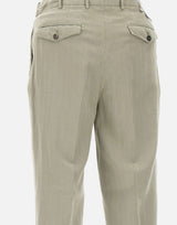 Pantaloni in misto cotone e lino COZTCLZB0CL1 SD61Y423 PT TORINO 