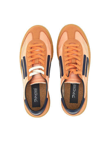 PURAAI Sneakers "XS Apricot" ORANGE Donna 