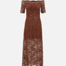 Abito in pizzo con torchon sul petto 25HJRO106PA0170 P237 RABANNE 