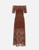 Abito in pizzo con torchon sul petto 25HJRO106PA0170 P237 RABANNE 