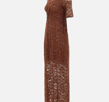 Abito in pizzo con torchon sul petto 25HJRO106PA0170 P237 RABANNE 
