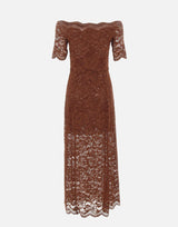Abito in pizzo con torchon sul petto 25HJRO106PA0170 P237 RABANNE 