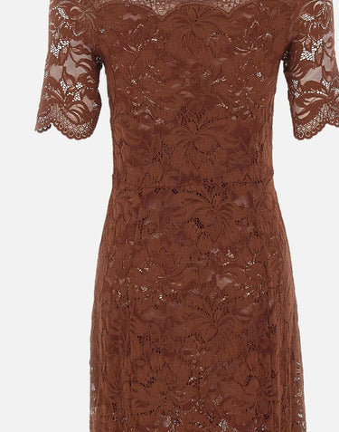 Abito in pizzo con torchon sul petto 25HJRO106PA0170 P237 RABANNE 