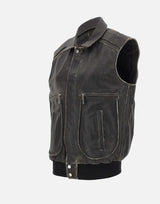 Gilet over in pelle 26EF0W076VA0045 P001 RABANNE 