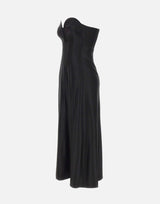 Abito midi con scollo strutturato 26EJR0308VI0267 P001 RABANNE 