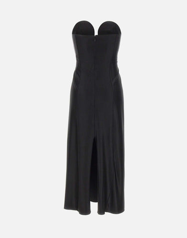 Abito midi con scollo strutturato 26EJR0308VI0267 P001 RABANNE 