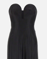 Abito midi con scollo strutturato 26EJR0308VI0267 P001 RABANNE 