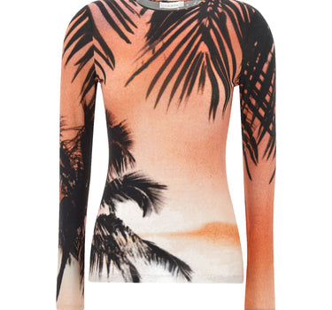 Maglia a maniche lunghe in jersey stampato 26EJT0182VI0316 V914 RABANNE 