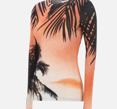Maglia a maniche lunghe in jersey stampato 26EJT0182VI0316 V914 RABANNE 