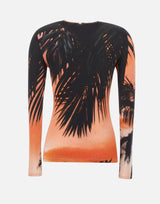 Maglia a maniche lunghe in jersey stampato 26EJT0182VI0316 V914 RABANNE 