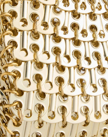 "1969 clutch gold metal bag" 26ESS0572MET769 P711 RABANNE 
