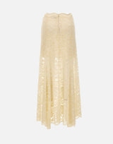 Gonna lunga svasata in pizzo 26PJJU131PA0170 P105 RABANNE 