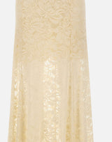 Gonna lunga svasata in pizzo 26PJJU131PA0170 P105 RABANNE 