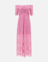 Abito in pizzo con dettaglio nodo 26PJR0106PA0170 P689 RABANNE 