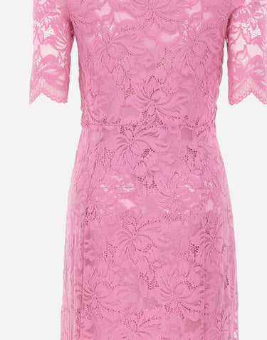 Abito in pizzo con dettaglio nodo 26PJR0106PA0170 P689 RABANNE 