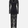 Abito lungo in pizzo 26PJR0231PA0170 P001 RABANNE 