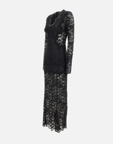 Abito lungo in pizzo 26PJR0231PA0170 P001 RABANNE 