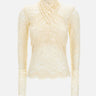 Top in pizzo a maniche lunghe 26PJT0174PA0170 P105 RABANNE 