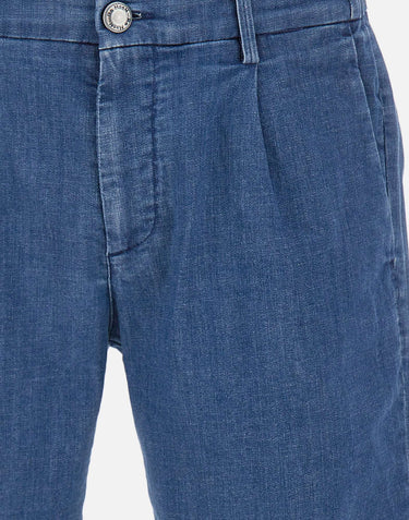 RE-HASH Bermuda "Gimmy" BLUE Uomo 