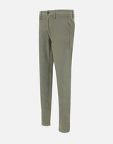 RE-HASH Pantaloni "Mucha-1" in cotone GREEN Uomo 