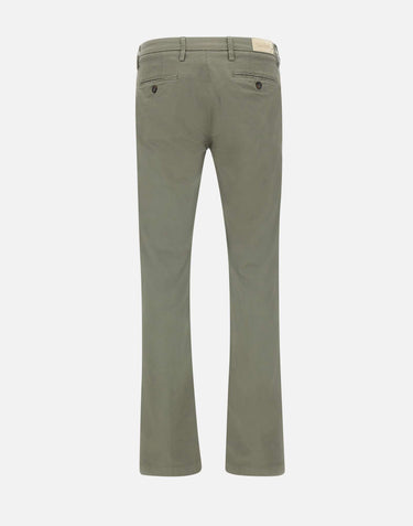 RE-HASH Pantaloni "Mucha-1" in cotone GREEN Uomo 