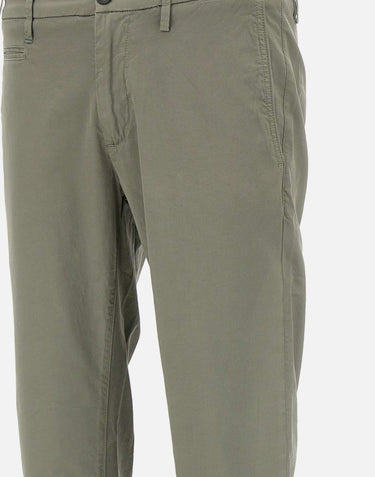 RE-HASH Pantaloni "Mucha-1" in cotone GREEN Uomo 