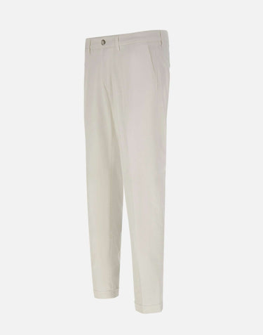 RE-HASH Pantaloni "Mucha Chinos" WHITE Uomo 