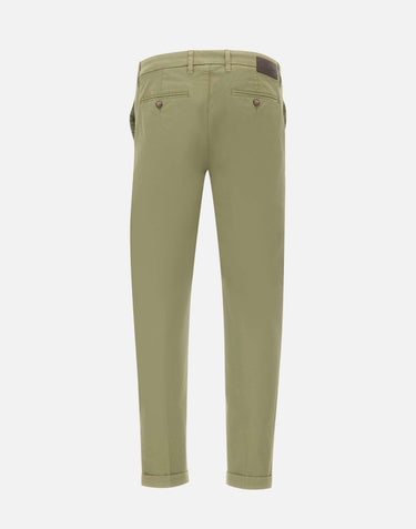 RE-HASH Pantaloni "Mucha Chinos" GREEN Uomo 
