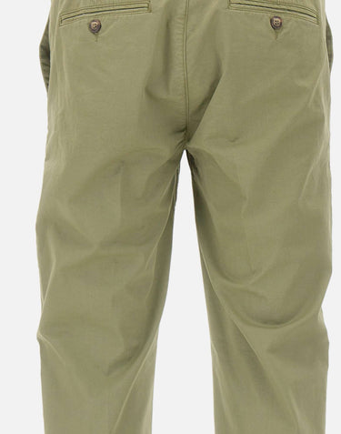 RE-HASH Pantaloni "Mucha Chinos" GREEN Uomo 