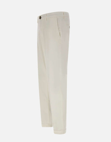 RE-HASH Pantaloni "Mucha Chinos" WHITE Uomo 