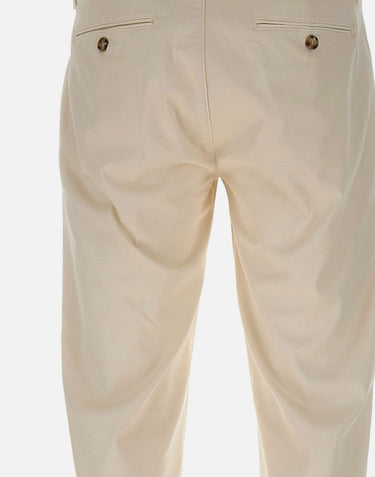 RE-HASH Pantaloni "Mucha Chinos" WHITE Uomo 