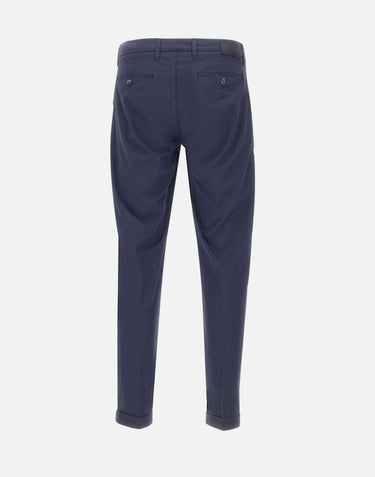 RE-HASH Pantaloni "Mucha Chinos" BLUE Uomo 