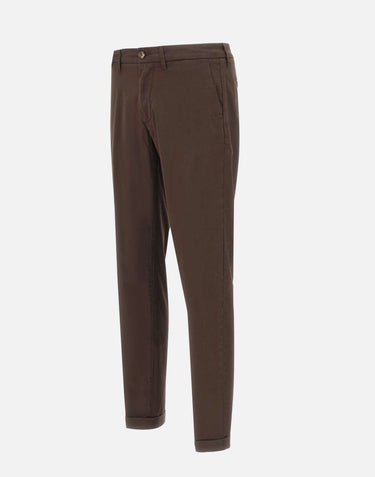 RE-HASH Pantaloni "Mucha Chinos" BROWN Uomo 