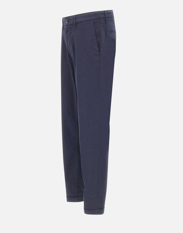 RE-HASH Pantaloni "Mucha Chinos" BLUE Uomo 