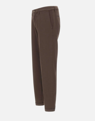 RE-HASH Pantaloni "Mucha Chinos" BROWN Uomo 