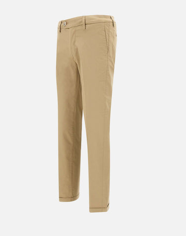 RE-HASH Pantaloni "Mucha10 " in cotone BEIGE Uomo 