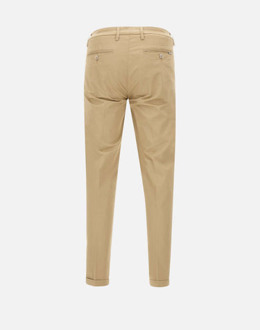 RE-HASH Pantaloni "Mucha10 " in cotone BEIGE Uomo 