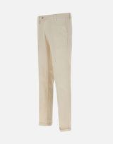 Pantalone "Mucha"  in cotone e lino P24910LS 7F1390004 RE-HASH 