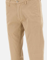 RE-HASH Pantaloni "Mucha chinos" in cotone BEIGE Uomo 