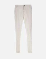 RE-HASH Pantaloni " Mucha chinos" in cotone WHITE Uomo 