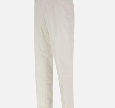 RE-HASH Pantaloni " Mucha chinos" in cotone WHITE Uomo 