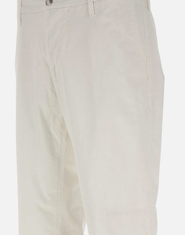 RE-HASH Pantaloni " Mucha chinos" in cotone WHITE Uomo 