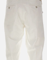 RE-HASH Pantaloni " Mucha chinos" in cotone WHITE Uomo 