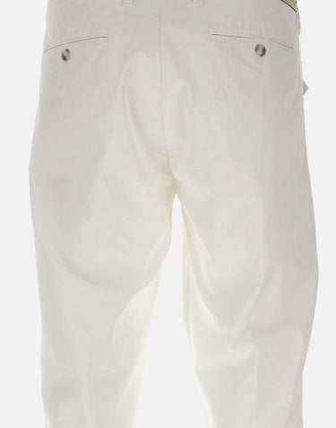 RE-HASH Pantaloni " Mucha chinos" in cotone WHITE Uomo 