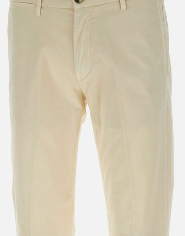 RE-HASH Pantalone "Muche Chinos" in cotone BEIGE Uomo 