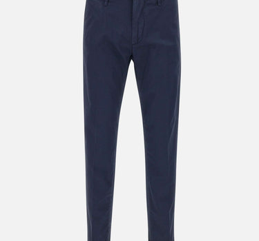 RE-HASH Pantaloni " Mucha chinos" in cotone stretch BLUE Uomo 
