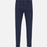 RE-HASH Pantaloni " Mucha chinos" in cotone stretch BLUE Uomo 