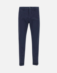 RE-HASH Pantaloni " Mucha chinos" in cotone stretch BLUE Uomo 
